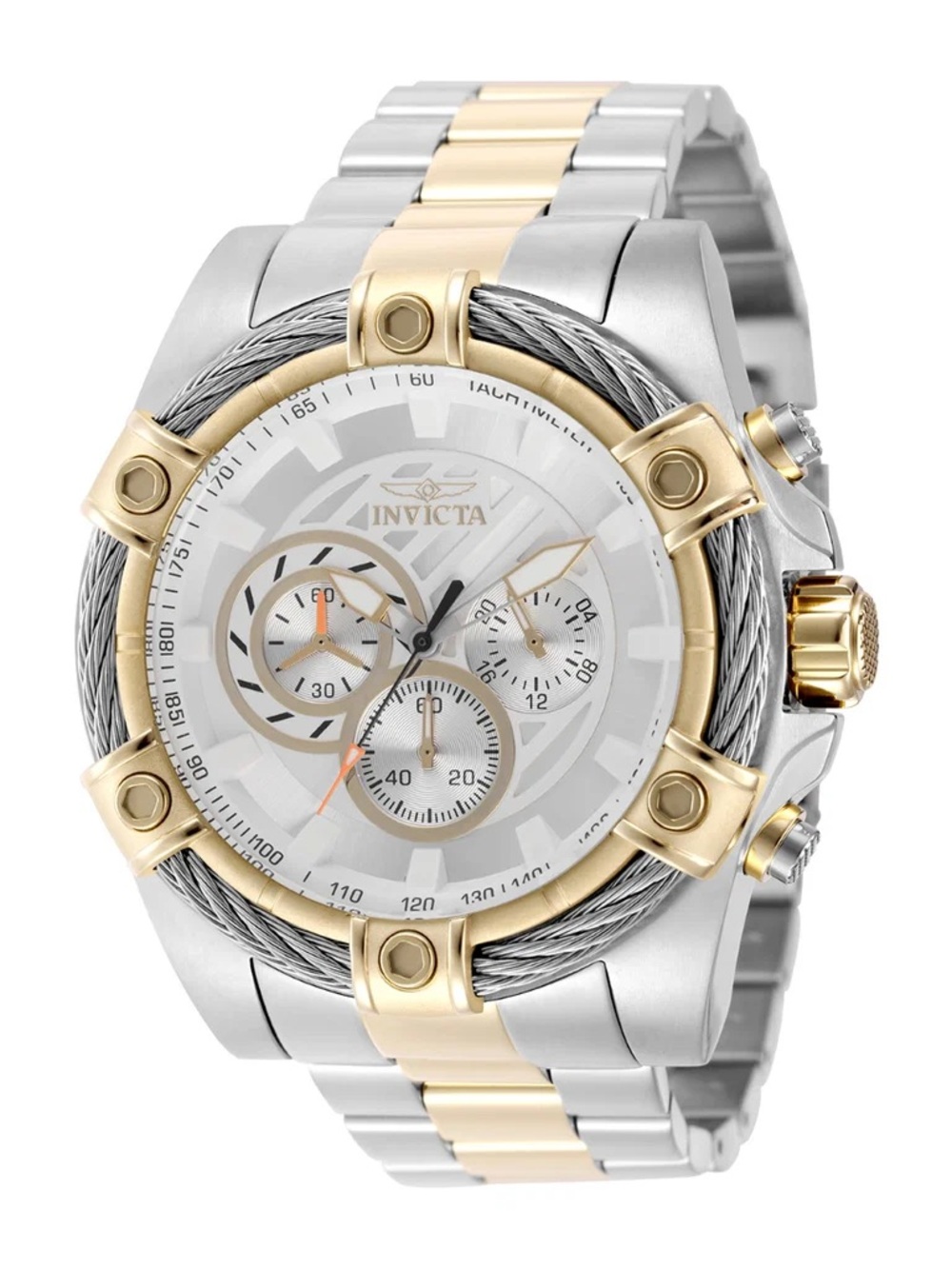 Invicta Bolt Ace Men's Watch - 52mm. Gold, Steel (49746)